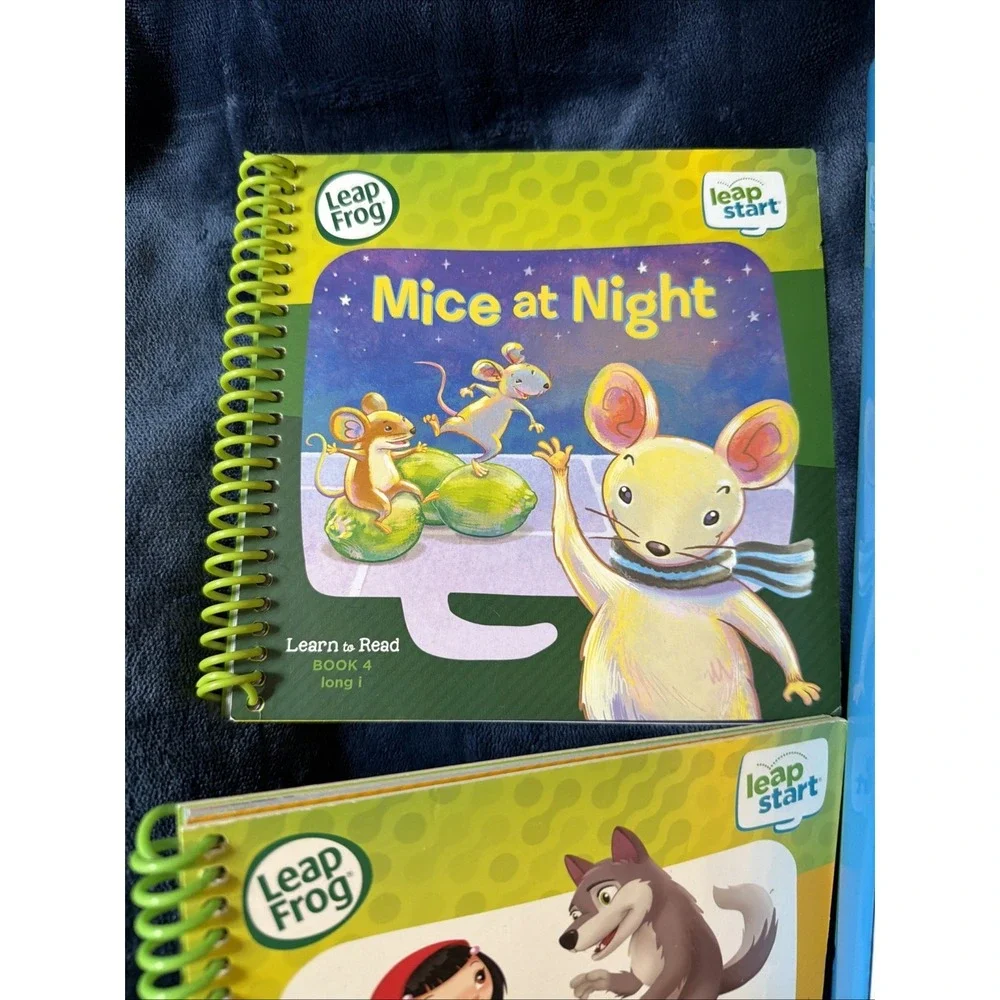 Leap Start 3D Learning System 4 Books Grace Wolf Mice Tested Works Preschool
